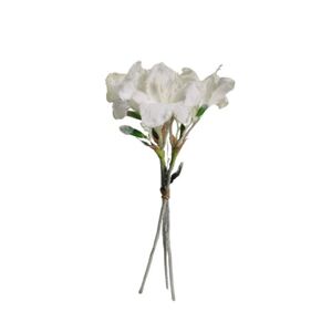 Umělá zasněžená Lilie bílá, 47 cm